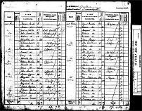 1841 census, North Road, Durham City, courtesy of The National Archives [HO 107/320/13, f.5, p.4]