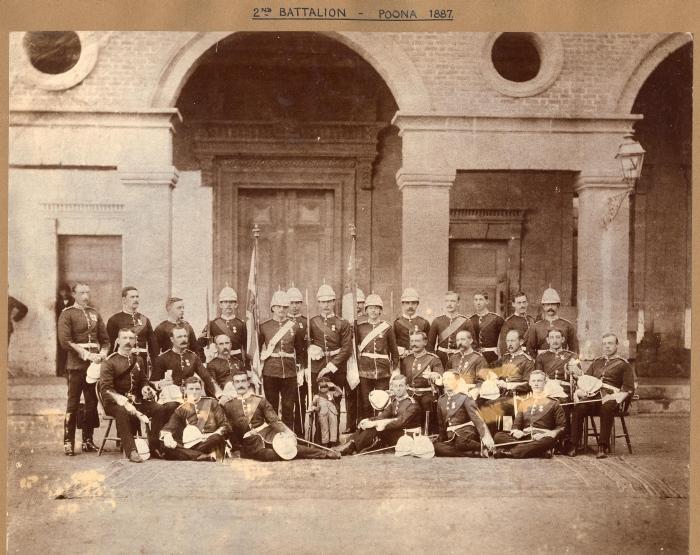 2nd Battalion, Poona, 1887 (D/DLI 2/1/267/1) - Copyright © Durham County Record Office.