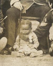 Photograph as baby, 1886 (D/DLI 7/194/1) - Copyright Â© Durham County Record Office.