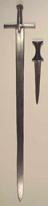 Dervish sword & dagger, DLI nos. 192 & 456 (courtesy of the DLI Museum)