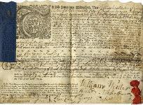 Apprenticeship indenture, 1754 (Du 6/6/183) - Copyright Â© Durham County Record Office.