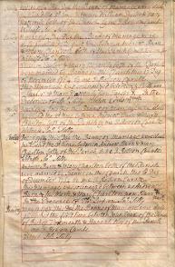 Banns/marriage entries, Durham, St. Giles, 1764 (EP/Du.SG 11) - Copyright Â© Durham County Record Office.
