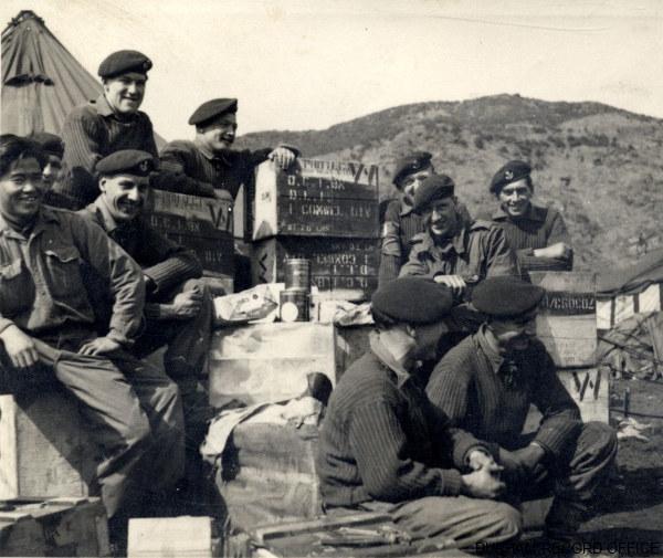 Tinned chocolate biscuits from the Mayor of Durham’s Korea Fund, 1st Battalion DLI, Korea, April 1953. Image © Durham Record Office (D/DLI 2/1/20(303))